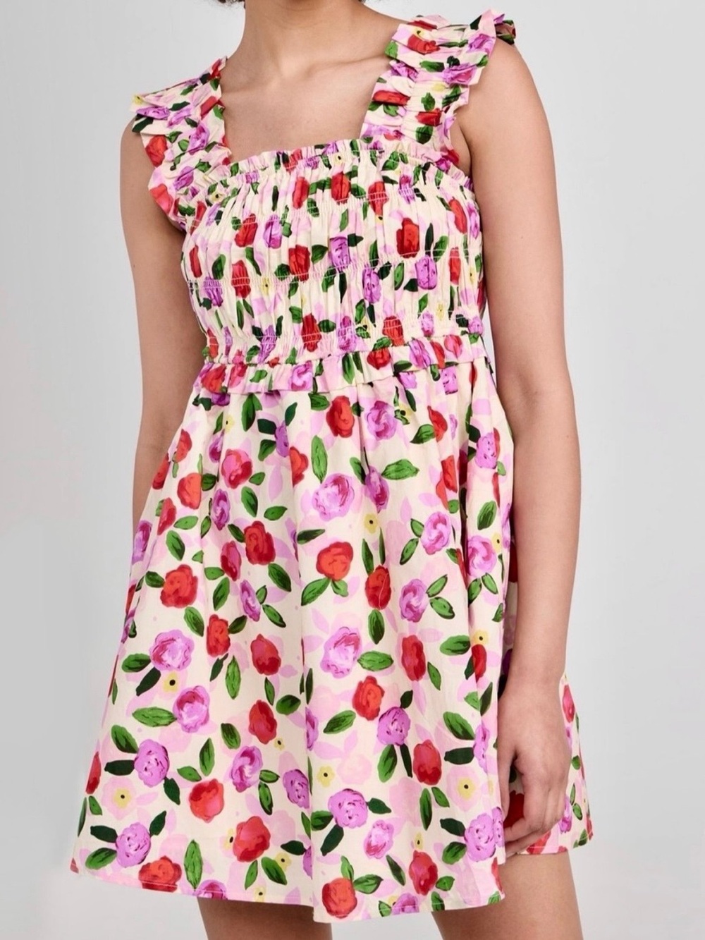 English Factory ruffled mini dress